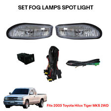 Set Fog Lamp Spotlight Fits 2003 Toyota Hilux Tiger MK5 2WD Only