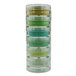 Torre de Pigmento Tonos VERDES, 6 Colores Diferentes en Set - Imagen 1 de 2