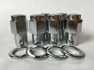 Fits Nissan - Subaru - Suzuki 12 Alloy Wheel Nuts & Washers 12mm x 1.25, - Picture 1 of 5