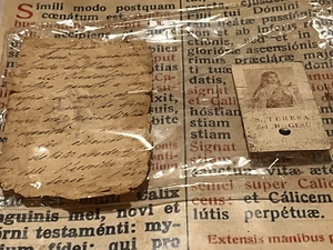 RARA RELIQUIA Santa Teresa: impresionantes Carmelitas escritas a mano - ¡década de 1900! - Imagen 1 de 10