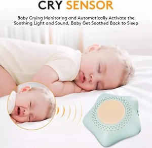 Portable White Noise Sound Machine For Baby Sleep Machine with Night Light - Picture 1 of 6