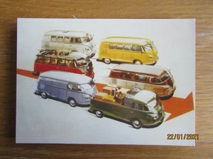 VINTAGE AD GALLERY POSTCARDS NO.163 VW CAMPERS VAN CIRCA 1955 X25 - Picture 1 of 1