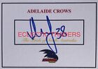 Lachlan Sholl SIGNED Adelaide Crows Card. AFL Football. Tex Walker Sloane Modra