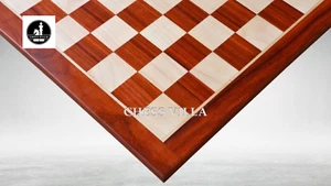 23″ Champions Choice Classic Tournament Chess Board In Budrose Wood & Maple Wood - Picture 1 of 6