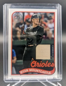 2024 Topps Series 1 Baseball Ryan Mountcastle Game Used Bat Baltimore Orioles - Picture 1 of 2