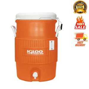 5 Gallonen Schwerlast Tragbar Sport Kühler Wasser Getränkespender, Orange - Bild 1 von 14