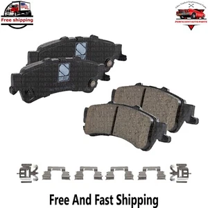Rear Ceramic Brake Pad Set For 1999-2002 Chevrolet Silverado 1500 2-Wheel Set - Picture 1 of 12