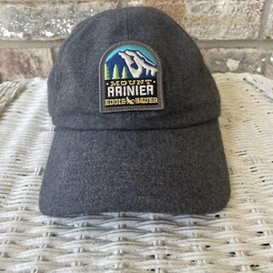 Eddie Bauer Mount Rainier Hat OSFA Gray Wool Blend Adjustable Strap Back Cap - Picture 1 of 11