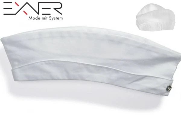 EXNER Schiffchen Kochmütze Baumwolle weiß Küche Koch Bistro 90°C DHL-Paket ★TOP★