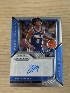 2020-21 panini prizm Tyrese Maxey RC auto Rookie Sensational - Picture 1 of 7
