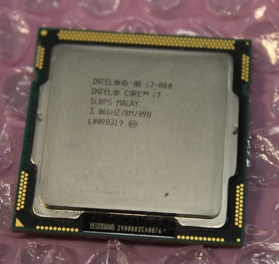 Intel Core i7 880 3.06ghz/8m Socket LGA1156 Processor SLBPS - Image 1 of 2