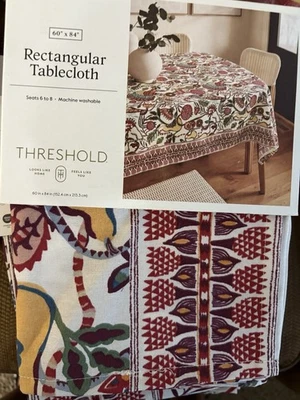 Threshold Thanksgiving Cloth Tablecloth Thanksgiving Table  60x84 In Autumn Fall - Image 1 of 2