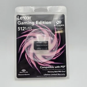 Lexar Gaming Edition 512MB Compatible PSP SONY Memory Card, Sealed - Picture 1 of 4