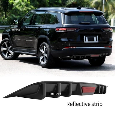 Lower Rear Bumper Diffuser 6 Fins Splitter Spoiler Lip For Jeep Grand Cherokee - image 1 of 4