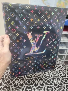 Oliver Gal Louis Vuitton Graffiti Multi Color Canvas Wall Art 11x14 Framed - Picture 1 of 6