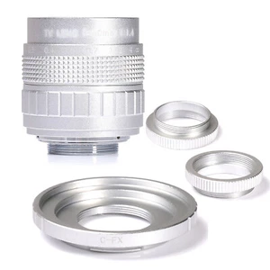 Fujian 50mm f/1.4 CCTV Movie Fixed Lens for Fujifilm Fuji X FX mount Camera XE3 - Picture 1 of 8