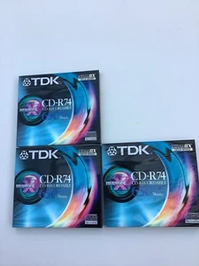 TDK recordable CDs x 3 - Afbeelding 1 van 1