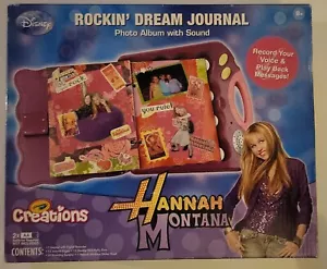 DISNEY CRAYOLA CREATIONS 2008 HANNAH MONTANA Miley Cyrus ROCKIN' DREAM JOURNAL - Picture 1 of 6
