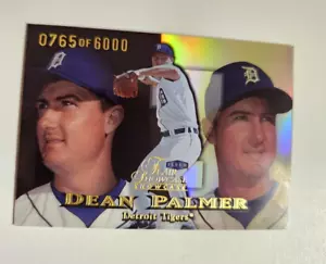 1999 FLAIR SHOWCASE, BASEBALL, ROW 1, DEAN PALMER, #120 / 765 OF 6000, NRMT - Picture 1 of 2