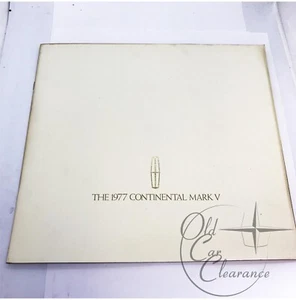 Lincoln Mark V 1977 folleto de ventas original del distribuidor (77201) - Imagen 1 de 8