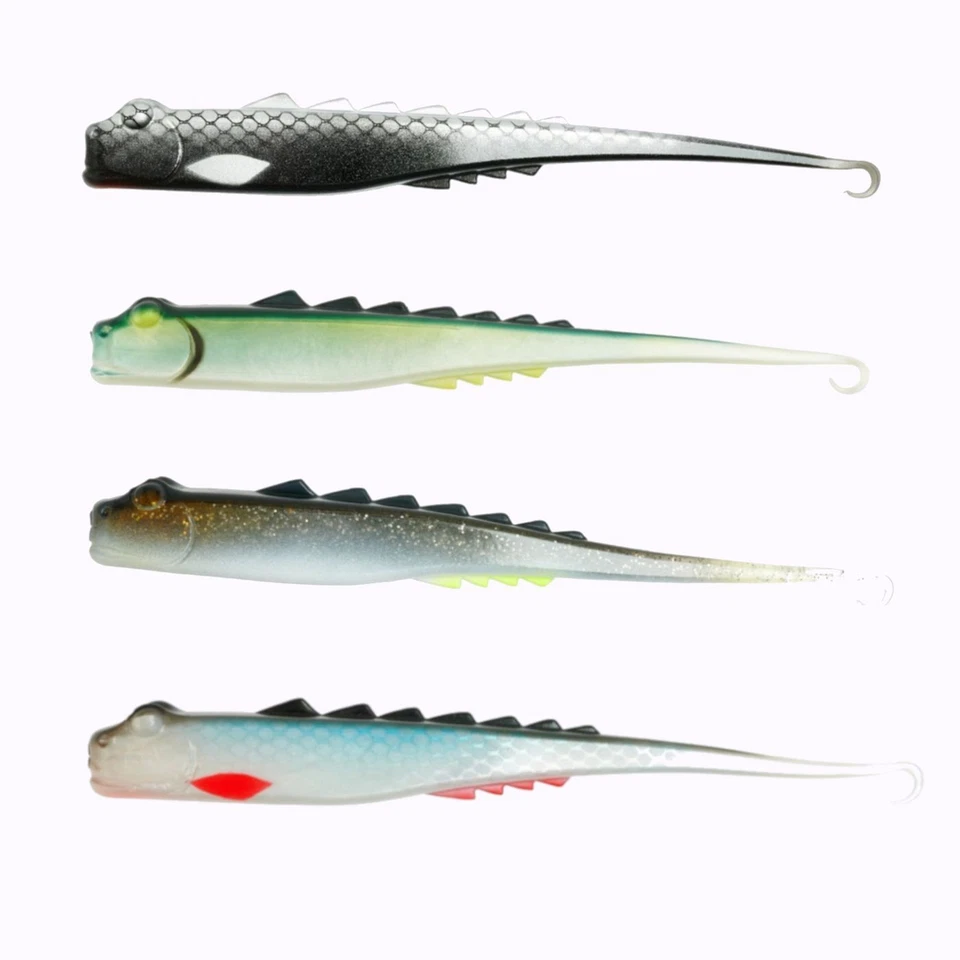 Hearty Rise Valley Hunter Pelagic Curly 22cm 46g - 1 Gummifisch, Zanderköder