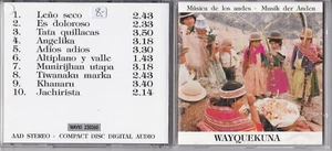 Wayquekuna (Música De Los Anndes = Musik Der Anden) - CD Waykis near mint - Picture 1 of 1