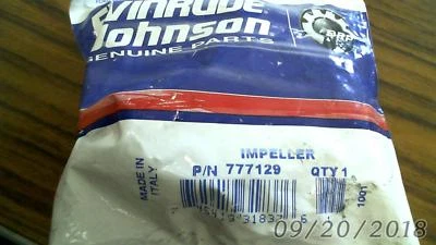 777129 Impeller, OMC OEM Factory Part - Image 1 of 2