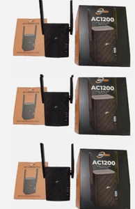 3xWiFi Range Extender Repeater Wireless Amplifier Router 1200Mbp Signal Booster - Picture 1 of 5