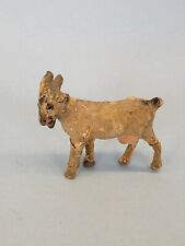 Antique Putz German Goat Composition Old Christmas Germany miniature 1.25" high 