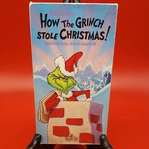 HOW THE GRINCH STOLE CHRISTMAS VHS TAPE 1990 good condition - Picture 1 of 3