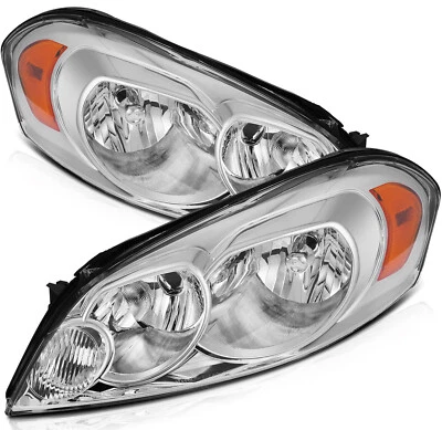 For 2006-2007 Chevy Chevrolet Monte Carlo  Coupe 2-Dr Chrome Headlights Assembly Foto 1 de 4