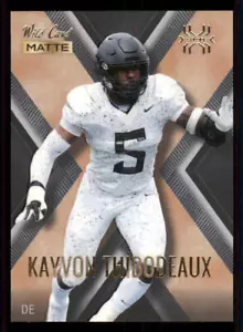 2022 Wild Card Matte Black X-Plode #MXP30 Kayvon Thibodeaux - Picture 1 of 2