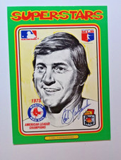 4 x 5 1/2 Card  Carl Yastrzemski on Front  #102 The Stanley Steamer on Back