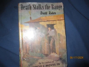 Book, DEATH STALKS THE RANGE ~ BRETT RIDER 1945 TRIANGLE BOOKS Hardcover w/ DJ - Bild 1 von 8