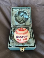Boston Red Sox Glass Baseball