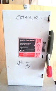 Cutler-Hammer / Eaton DH361NGK  Safety Switch  30 Amps 277/480v 4 wire Used / Z2 - Picture 1 of 15