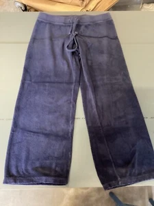 Vintage Y2K Juicy Couture Women's Sweatpants Size XS Petites Navy Blue Pants - Picture 1 of 7