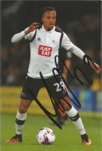 DERBY: MARCUS OLSSON SIGNED 6x4 ACTION PHOTO+COA - Picture 1 of 1