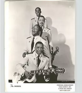 Grupo de canto musical THE FOUR INK SPOTS retrato de estudio 1943 foto de prensa - Imagen 1 de 2