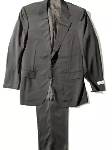 Nuovo Abito in Lana CERRUTI 1881 COUTURE Fatto a mano Grigio Super 100s taglia 40 R Italia - Foto 1 di 15