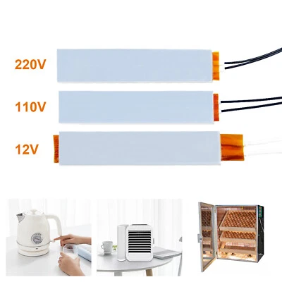 12V/110V/220V PTC Heizplatte Heizelement Thermostat Heizplatte Heizung Platte - Bild 1 von 4