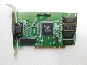JATON 8257F/R5 TRIDENT TGUI9680 2MB PCI VGA VIDEO GRAPHICS ADAPTER CARD - Picture 1 of 3