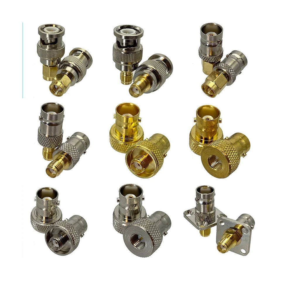 SMA to BNC Adapter for SDR, SMA Male Female to BNC Male Female Coaxial Connector - Image 1 of 1