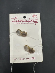 4 Vintage Lansing Cowboy 1/2" Pearl Buttons for Shirt #8553 695 - Picture 1 of 2