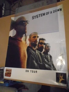 RARE PROMO ONLY System of a Down ON TOUR POSTER Toxicity SERJ TANKIAN Scars ! - Picture 1 of 7