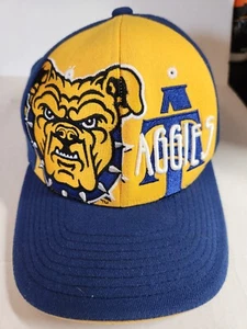 North Carolina A&T Aggies Bulldog NCAA Authentic Zephyr Fitted M/L Hat - Picture 1 of 4