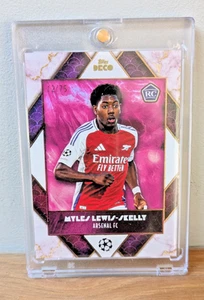 2024-25 Topps Deco UCC - Myles Lewis-Skelly /75 Prodigy RC Rookie Card - Arsenal - Picture 1 of 2