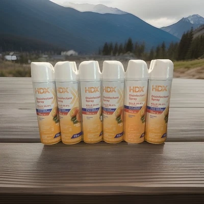 PACK DE 6 - 19 oz. Spray Limpiador y Desinfectante Multiusos, Cítricos NUEVO Foto 1 de 4