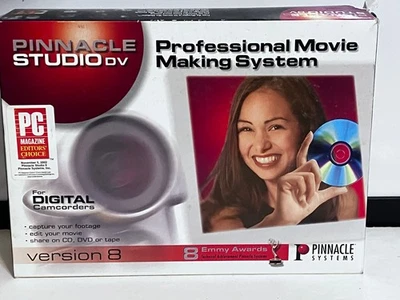 Pinnacle Studio DV Version 8  Booster 2B PCI Card Firewire  Movie Making Systems - Image 1 of 4