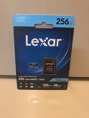 Lexar Media LSDMI256BBNL633A Flash Memory 256Gb High-Performance 633X Microsdxc - Image 1 of 2